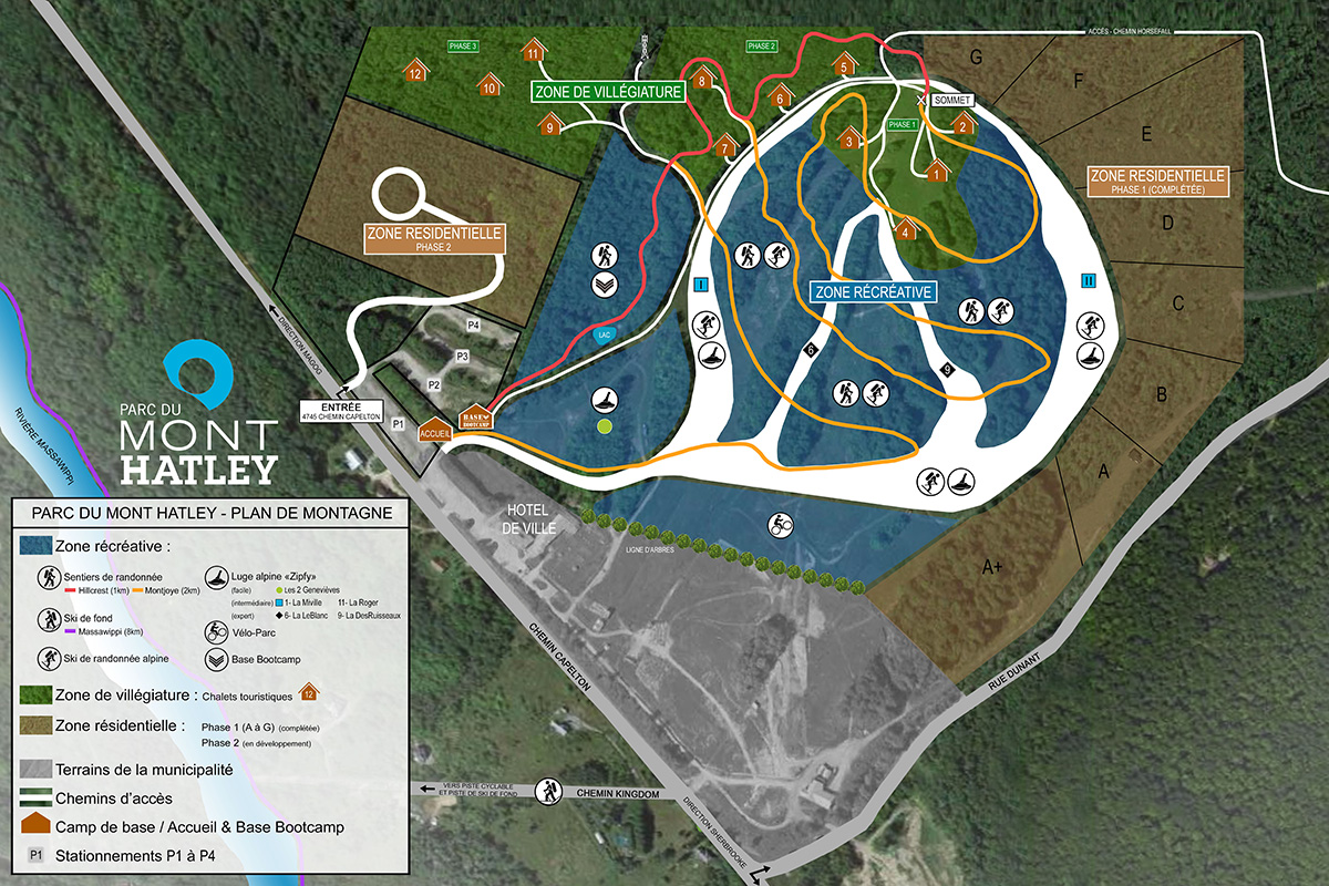 Parc du Mont Hatley MicroStation Estrie Montagne